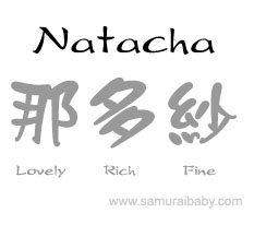 natacha kanji name